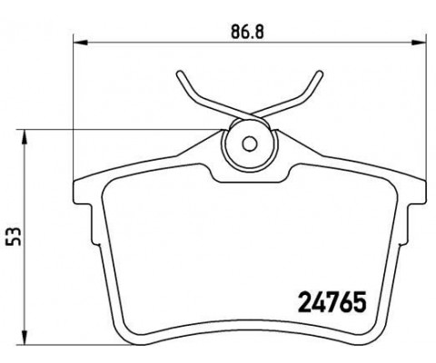 ARKA FREN BALATASI P307 00 09 P308 07 14 PARTNER 08 PARTNER TEPEE 08 BERLINGO 08 C4 04 16 XSARA PICASSO 99 11 DS4 15 18