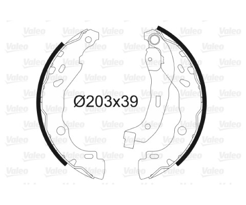 ARKA FREN PABUÇ BALATASI RENAULT CLIO II 98 CLIO IV 12 CLIO SYMBOL 02 SYMBOL III 13 DACIA SANDERO 08 LOGAN 06 SANDERO II 12 LOGAN II 12