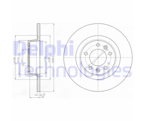 FREN DİSKİ ÇİFTLİ PAKET . DELİKSİZ ARKA PEUGEOT 407 10/2005