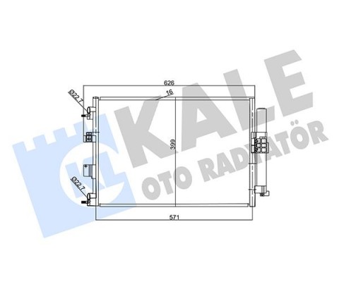 KLIMA RADYATORU KONDANSER FOCUS III 14 C MAX 15 CONNECT 13 KUGA II 14 17 1.0 ECOBOOST 1.5TDCI 1.6TDCI E5