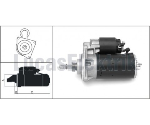 MARS MOTORU 12V 1.4KW 11 DIS NIVA 1700 SAMARA