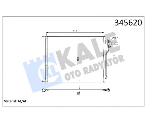 KLIMA RADYATORU BMW F07 F10 F11 F18 N20