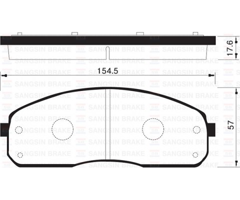 ÖN FREN BALATA KIA PREGIO 2.7L J2 99- / CARNIVAL 2.9L 00-05