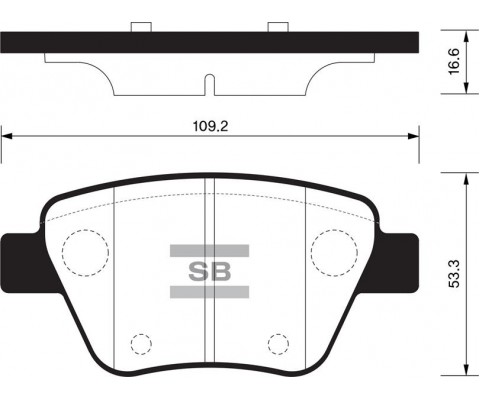 x ARKA BALATA CADDY-GOLF6-JETTA-A3-OCTAVIA-SUPERB 10 GDB1841