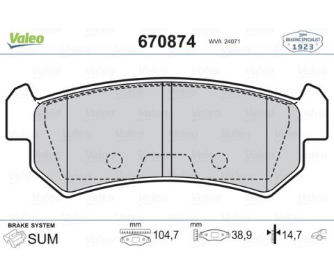 ARKA BALATA LACETTI 1.4-1.6-1.8 04 NUBIRA 1.4-1.6-1.8 2.0 04