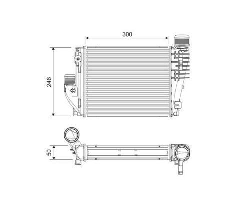INTERCOOLER TURBO RADYATÖRÜ CITROEN JUMPY-SPACETOURER-OPEL ZAFIRA-VIVARO C-TRAVELLER-EXPERT- TOYOTA PROACE AL/BRZ 1.5 DV5 1.6 DV6 2.0 DW10 BlueHDI