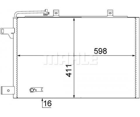 KLIMA RADYATORU MERCEDES W169 W245