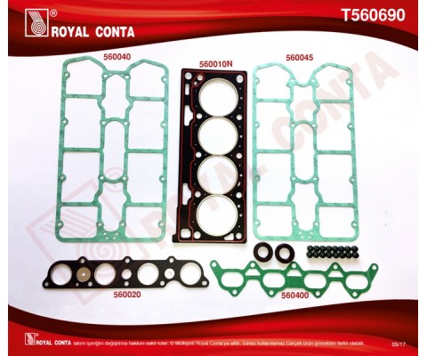 ÜST TAKIM CONTASI SKC KEÇE SUBAP LAS RENAULT MEGANE I 2.0 16V F7R