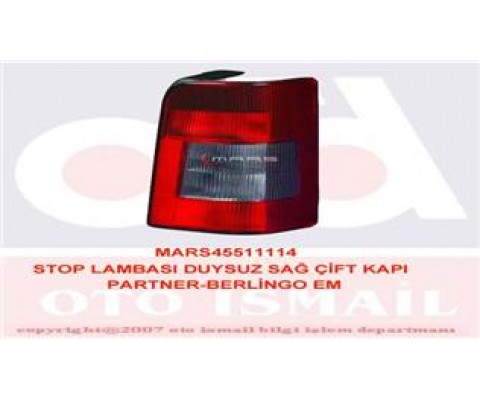 STOP LAMBASI DUYSUZ SAĞ ÇİFT KAPI PARTNER-BERLINGO EM