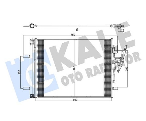 KLIMA RADYATORU 224DT 204PT DISCOVERY SPORT L550 14 FREELANDER 2 L359 06 14 R.R EVOQUE L538 11 19 VOLVO S60 2 S80 2 V60 1 V70 3