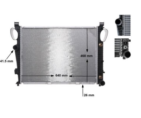 MOTOR SU RADYATORU MERCEDES S-CLASS M112 M272 W220 98 05