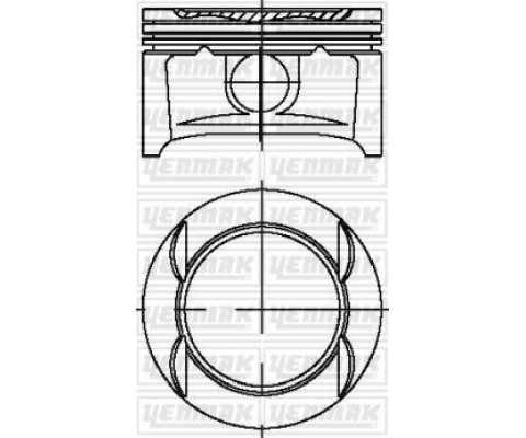 MOTOR PİSTON SEGMAN STD ASTRA-CORSA-MERIVA 01 Z1/ 4XEP Euro4 73.4