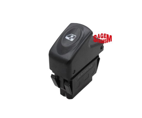 CAM AÇMA DÜĞMESİ CLIO - KANGOO 5 FİŞ SİYAH TEKLİ