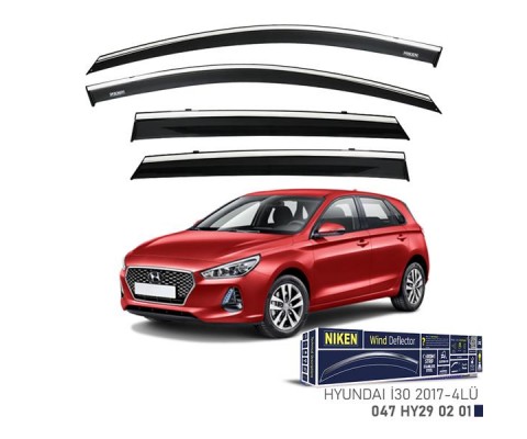 KROMLU CAM RÜZGARLIĞI HYUNDAI I30 2017- 4LÜ