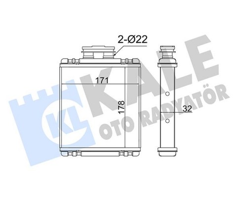 KALORİFER BRAZING A1-IBIIZA IV-IBIZA IV-TOLDEO IV-FABIA III-RAPID-POLO