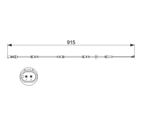 BALATA FISI ARKA BMW F10 F12 F13