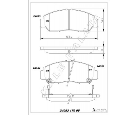 BALATA ÖN ACCORD VII-CIVIC VII-FR-V 99-04