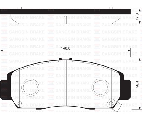 ÖN FREN BALATA HONDA CIVIC 1.6L R16A2 VTEC sedan FB7 12-15 - telli tip balata