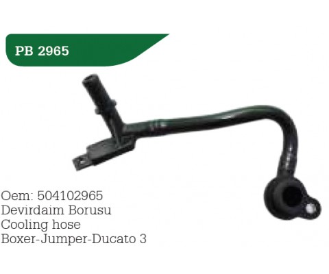 DEVIRDAIM SU BORUSU FIAT DUCATO 06 IVECO DAILY 06 2.3MJET