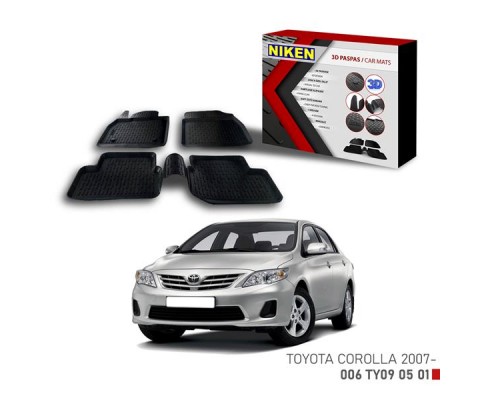 3D PASPAS TOYOTA COROLLA 2007-