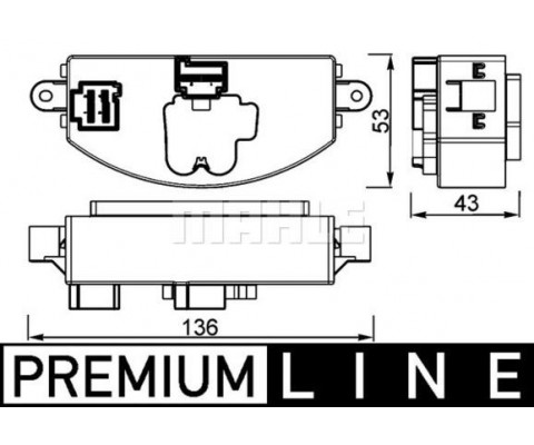 KLIMA FAN REGULATORU MERCEDES W176 W246 C117 X117 X156 W222 C217