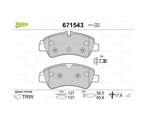 ARKA BALATA FORD TOURNEO CUSTOM-TRANSIT CUSTOM 2.2 TDCI 12 KABLOSUZ