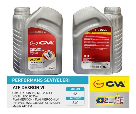 OTOMATİK ŞANZIMAN YAĞI ATF DEXRON VI KIRMIZI 1 LT