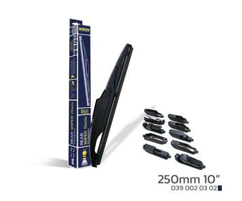 NIKEN 250mm 10 10 APARATLI ARKA SİLECEK SÜPÜRGESİ