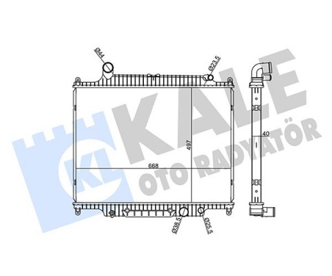 MOTOR SU RADYATORU 368DT RANGE ROVER SPORT I L320 RANGE ROVER 3 VOGUE L322 06 12