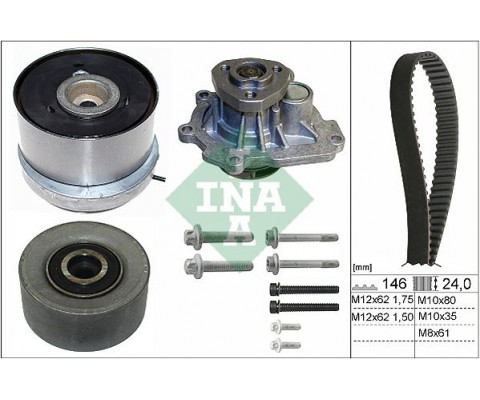 DEVİRDAİMLİ EKSANTRİK GERGİ KİTİ 146x240 ASTRA H-J-INSIGNIA-VECTRA C-CRUZE 1.6-1.8 Z16XEP-XER-A16LET-XER-B16XER 71739779-24405895-25195119-1334142