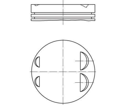 PISTON SEGMAN 0.50 BMW M52 B28 E36 E39 E38 Z3