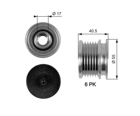ALTERNATOR KASNAGI MERCEDES W203 W210 W220 W639 B901 B906