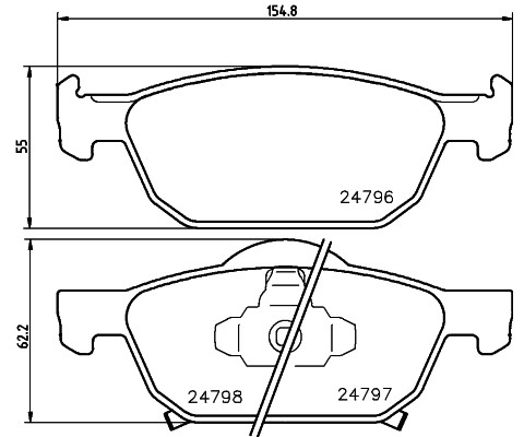 ÖN FREN BALATA HONDA ACCORD 2.0L R20A3 CU 08-