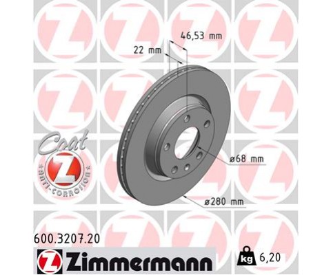 ÖN FREN DİSKİ A4-PASSAT 97-04 280x22 986478869-DF2806