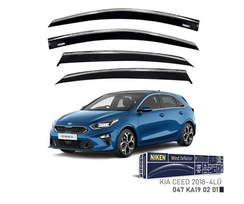 KROMLU CAM RÜZGARLIĞI KIA CEED 2018- 4LÜ