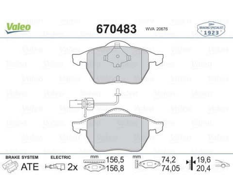 ÖN BALATA FİŞLİ PASSAT 96-01 A6 94-97 100 AVANT 1.8-2.0-2.5-2.6 TDI 16V GDB1049