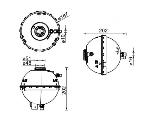 RADYATOR YEDEK SU DEPOSU BMW N13 N20 N26 B38 F20 F22 F23 F30 F32 F33 F34 F36