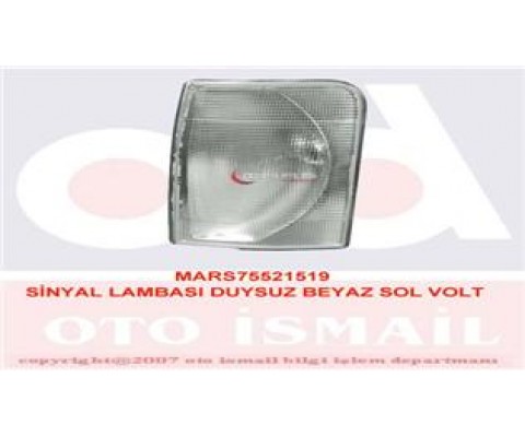 SİNYAL LAMBASI DUYSUZ BEYAZ SOL VOLT