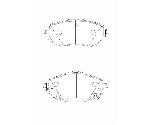 ÖN FREN BALATA TOYOTA AURIS. COROLLA 1.33L 1.6L 1NR-FE 1ZR-FAE NRE180 ZRE181 ZRE185 12- / 1.4L 1ND- FTV NDE180 12-