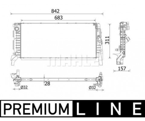 MOTOR SU RADYATORU BMW F48 15 F39 18 20 MINI F57 15 PREMIUM LINE