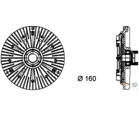 FAN TERMIGI PREMIUM LINE BMW S54 B32 M3 E46 M30 B30 B34 M5 E34