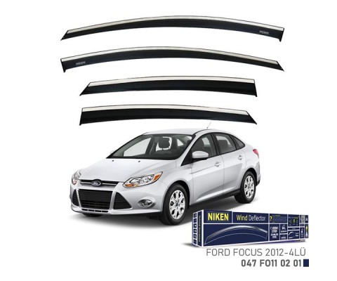 KROMLU CAM RÜZGARLIĞI FORD FOCUS 2012- 4LÜ