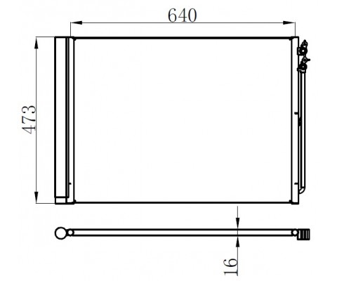 KLIMA RADYATORU BMW F10 F01 N47 N57 B47 B57
