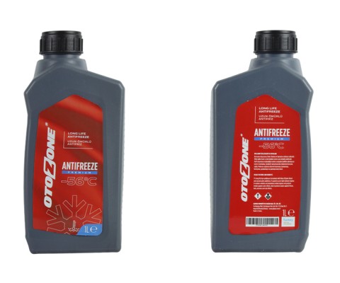 ANTİFRİZ 1 LT -56 C KIRMIZI LONG LİFE Koli 12 Ad ORGANIK