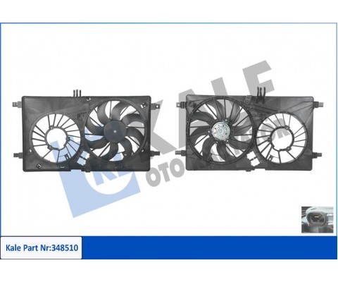 FAN MOTORU KOMPLE MASTER III 10 MOVANO B III 10 2.3 DCI M9T