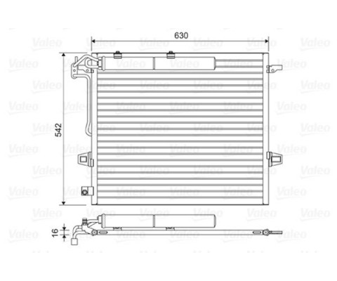 KLIMA RADYATORU MERCEDES W164 X164 W251