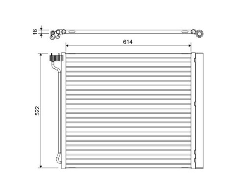 KLIMA RADYATORU BMW S63 N63 E70 E71 F15 F16 G05 G06