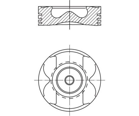 PISTON SEGMAN 0.50 83.50mm MERCEDES OM651 W176 W246 W204 C218 X204 W212 W447 W639 B906 B907 B910