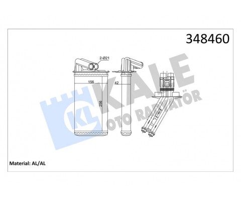 KALORİFER RADYATÖRÜ LAGUNA I 1.8I-1.9 DCI-2.0I 94-