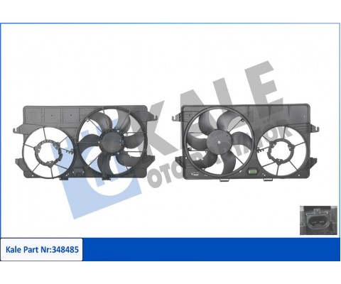 FAN MOTORU CONNECT 1.8TDCI 02 07 KLIMALI KOMPLE